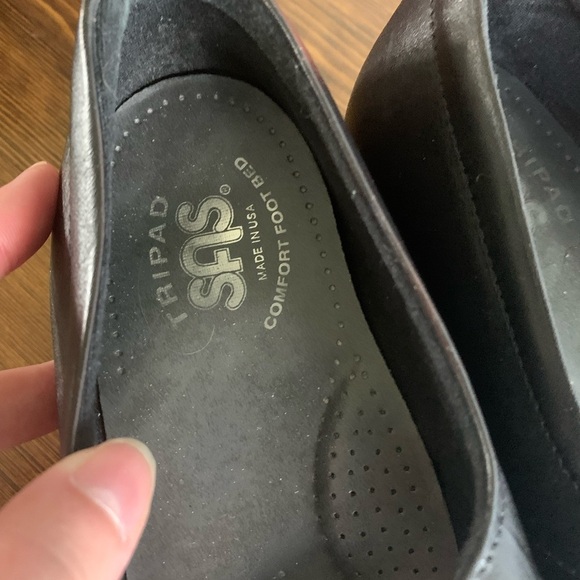 SAS Black Mary Jane Flats - Picture 5 of 8